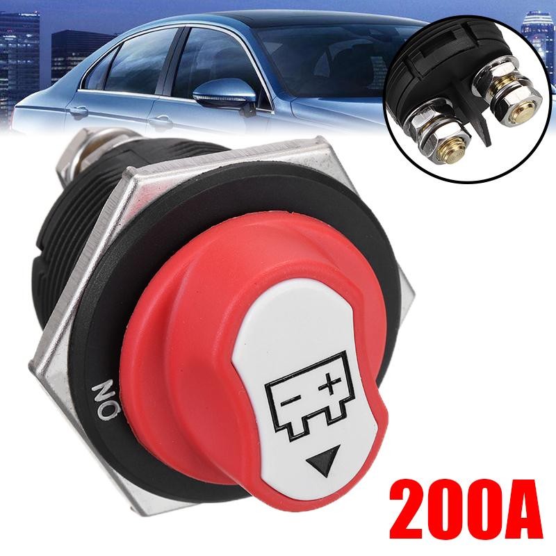 Intrerupator baterie auto 200A cu borne de conectare vizibile, compatibil autoturisme