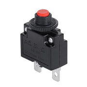 Protectie termica reset manual 3A 220V cu buton rosu, pentru motoare si pompe electrice
