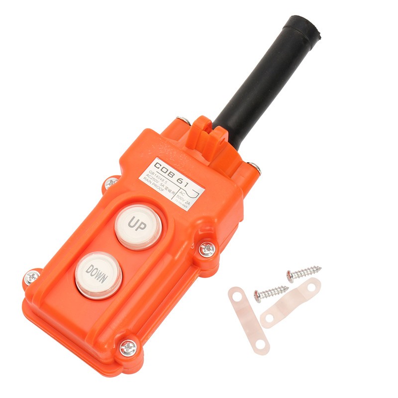 Intrerupator industrial cu butoane UP/DOWN, AC 500V, cu suruburi si accesorii de montaj incluse