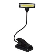 Lampa de carte cu clips de prindere, COB LED, brat flexibil 20 cm, montaj pe suprafete pana la 25 mm grosime