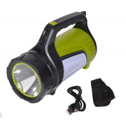 Lanterna LED portabila 300W 3000 lumeni cu acumulator 10000mAh, cablu USB si husa incluse