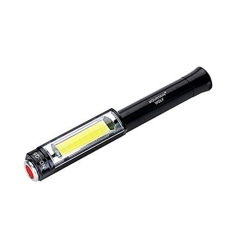 Lanterna de lucru COB 5W magnetica tip stilou, 4 moduri iluminare, carcasa aluminiu, LED alb si rosu