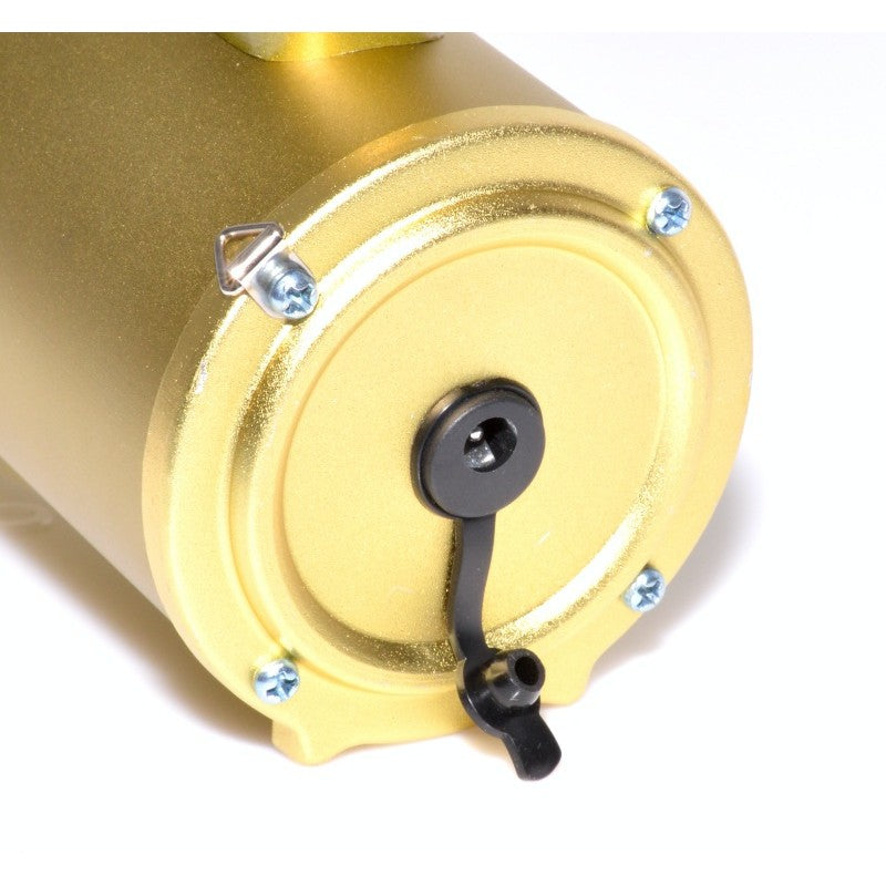 Capac posterior lanterna LED cu port incarcare protejat si prindere metalica, detaliu constructie aluminiu
