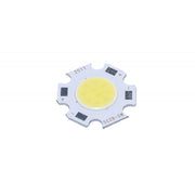 Chip LED COB 5W alb-rece 6500K, 600 lumeni, suport aluminiu 20mm, pastila COB 11mm