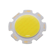 Chip LED COB 7W 26mm, flux luminos 810 lm, temperatura culoare 6000-6500K, suport aluminiu cu contacte marcate
