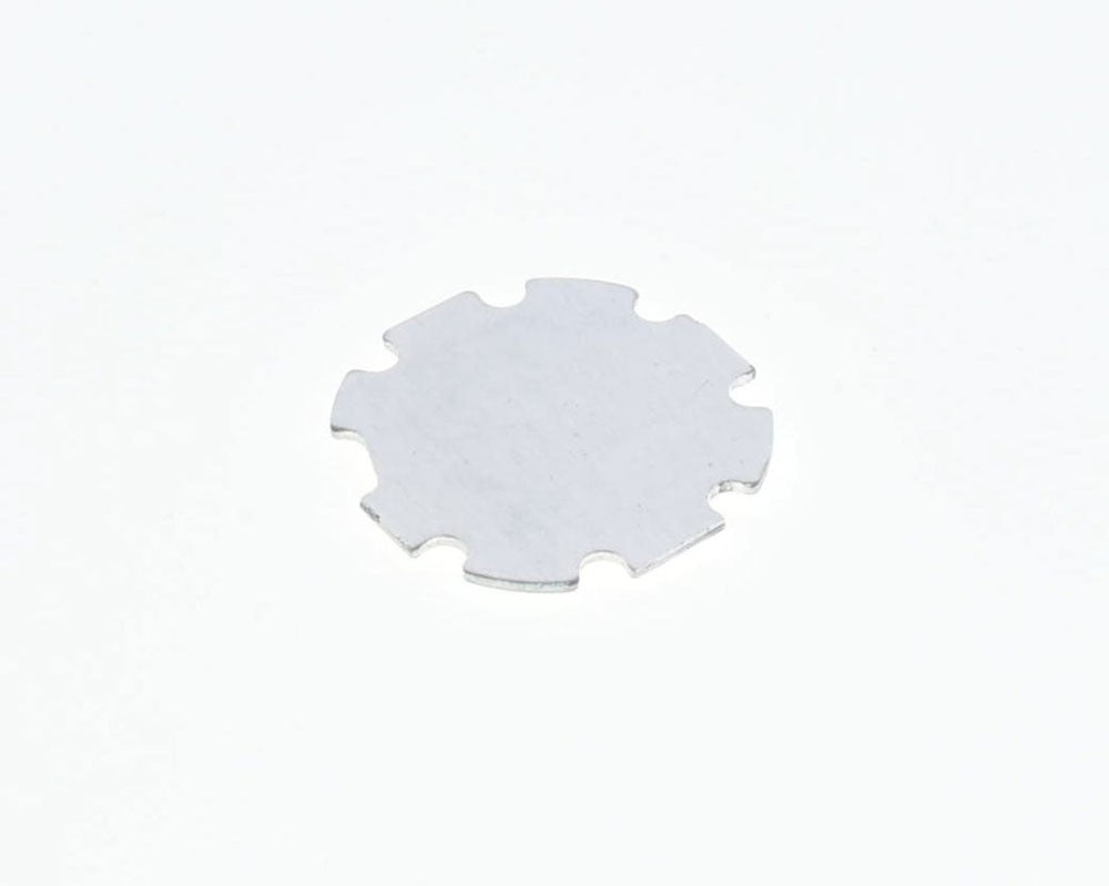 Placa suport aluminiu rotunda 28mm pentru montaj chip LED COB, fara componente