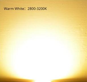 Chip LED COB 28mm, temperatura culoare alb-cald 2800-3200K