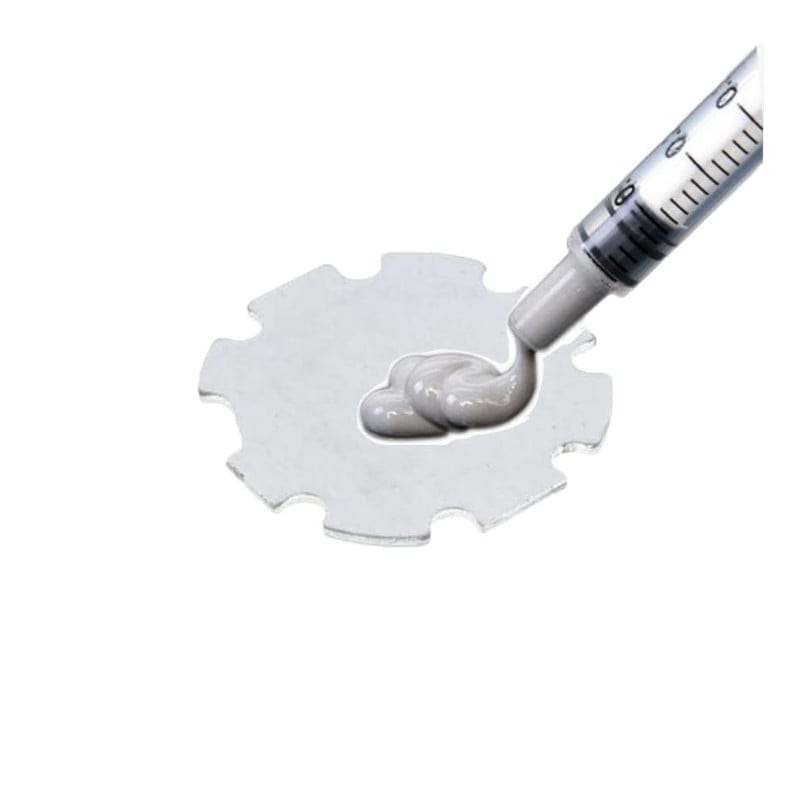 Substrate metalic chip LED COB cu pasta termica aplicata pentru montaj pe heatsink