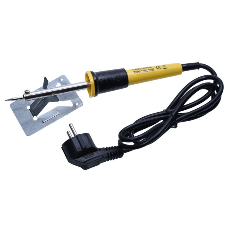 Letcon electric 60W, 220V, cu suport metalic inclus si maner ergonomic termoizolat, pentru lipituri precise
