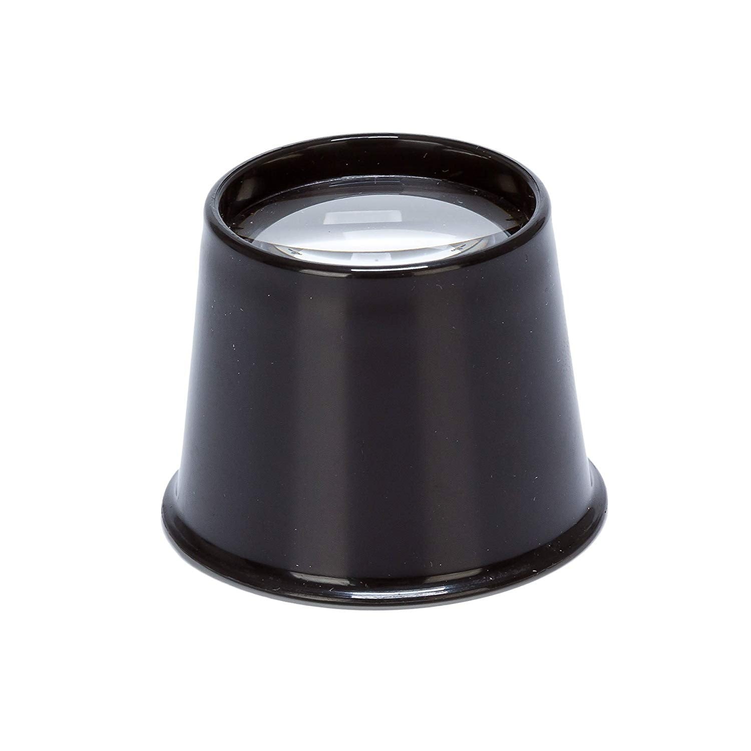 Lupa ceasornicar 10X, lentila 30mm, carcasa neagra compacta, marire optica pentru lucrari de precizie