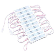 Set 20 module LED 220V alb rece, 3 LED-uri per modul, alimentare directa retea, conectare in serie