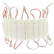Modul LED SMD 5730 COB alb rece 2W 12V DC IP65, set module interconectabile cu fire pentru reclame si iluminat decorativ