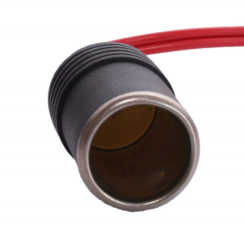 Priza bricheta auto 12V cu mufa metalica, detaliu conector pentru dispozitive portabile