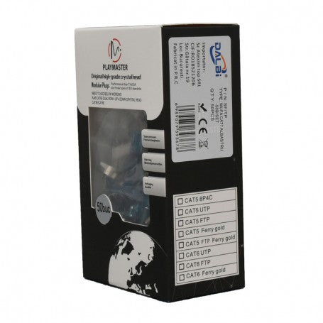 Cutie set 50 mufe RJ45 S/FTP CAT7 cu ecranare metalica, ambalaj original