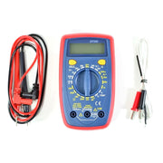 Multimetru digital cu sonda temperatura, masurare AC/DC pana la 500V si 10A, afisaj LCD 2.1 inch, cabluri testare incluse