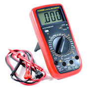 Multimetru digital cu oprire automata, masurare pana la 1000V DC si 750V AC, ecran LCD 3 cifre, cabluri testare incluse