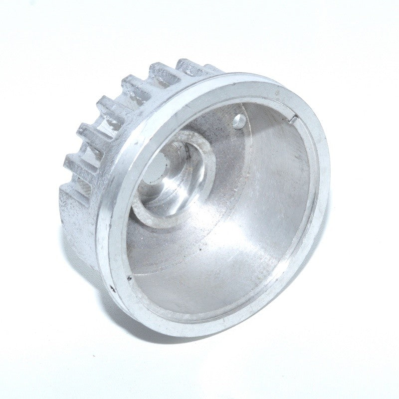 Palier simering aluminiu turnat electropompa 3/4, unghi lateral cu aripioare de racire vizibile