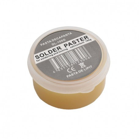 Pasta decapanta 100g in cutie rotunda cu capac, vedere frontala cu eticheta
