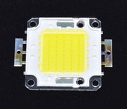 Chip LED COB 50W, 6000K lumina alba rece, 3400-3500 lm, terminal metalic integrat, 42x43mm