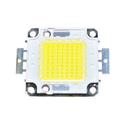 Chip LED COB 100W, 6000K lumina alba rece, 32-34V DC, substrat metalic 43x43mm pentru proiectoare si reflectoare