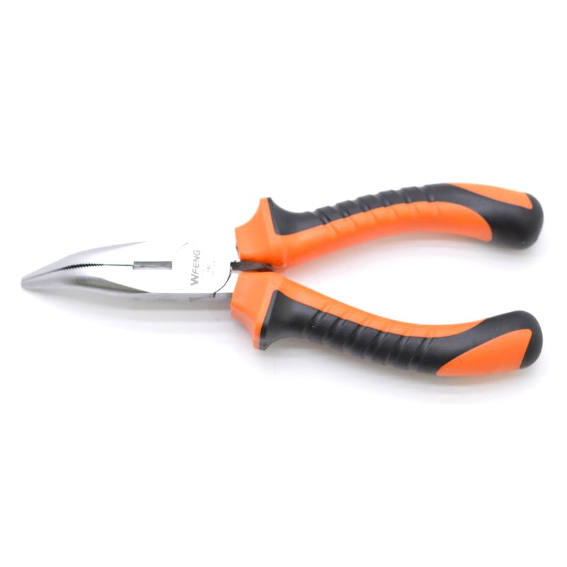 Patent cu varf indoit 160mm, manere ergonomice bicolore portocaliu-negru izolate cu cauciuc antiderapant