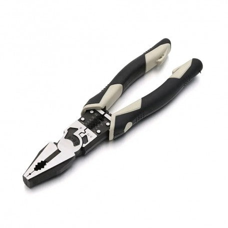 Patent multifunctional CR-V cu bacuri combinate, profil compact 215mm, maner bicolor negru-gri