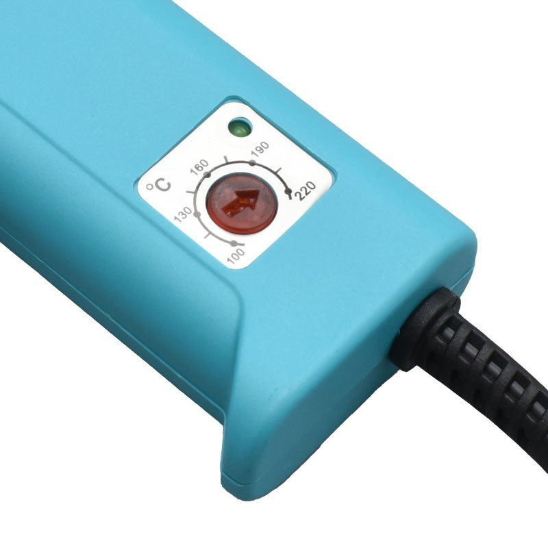 Panou de control pistol de lipit cu buton rotativ reglaj temperatura 100-220°C si led indicator