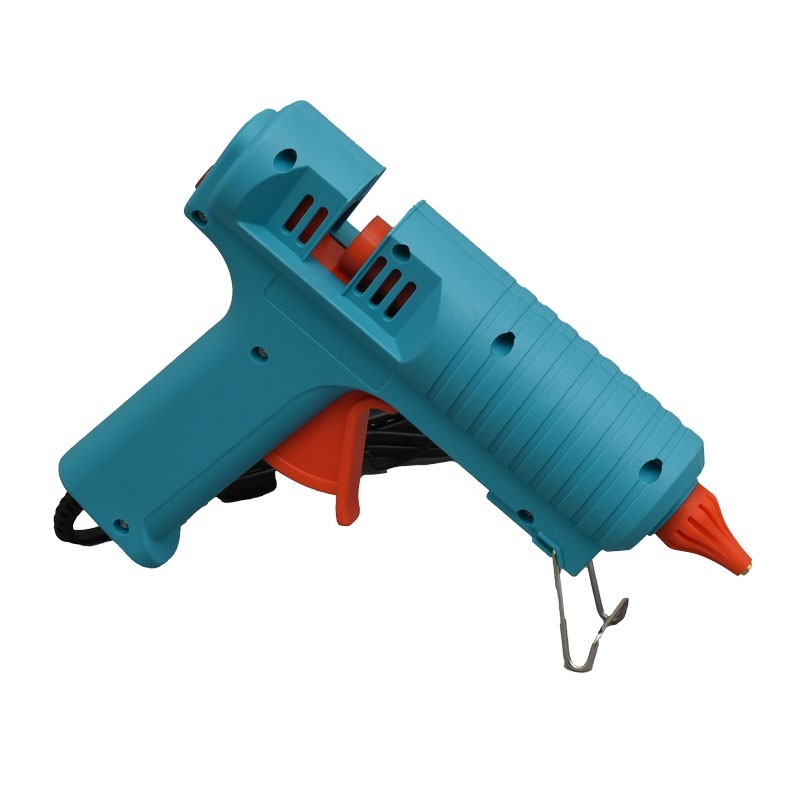 Pistol de lipit silicon 150W vedere din profil stanga, design ergonomic cu maner antiderapant