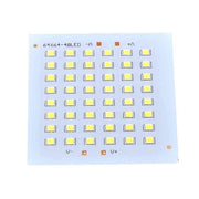 Placa LED SMD 2835, 48 leduri, 20W, 12V, 6500K, format 64x64 mm, substrat metalic pentru iluminat DIY