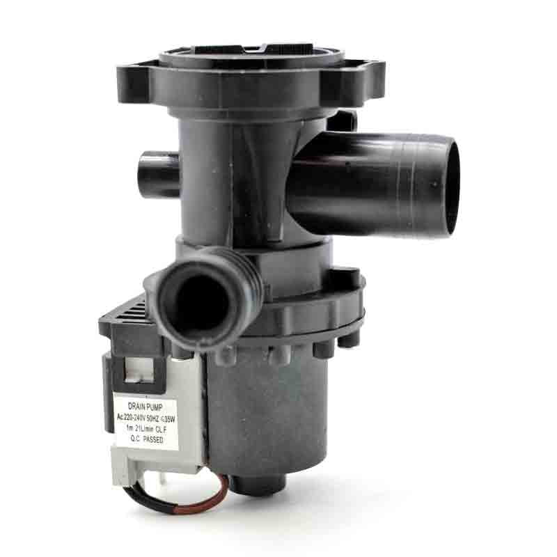 Pompa de evacuare masina de spalat, 220-240V, 35W, 21 L/min, cu motor electric si racorduri multiple