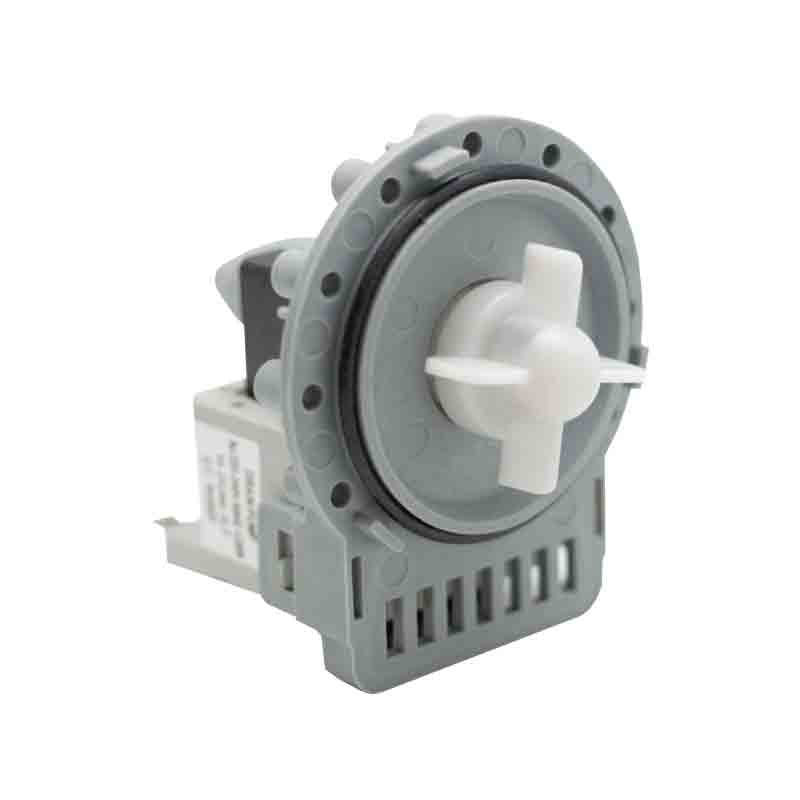 Pompa de evacuare universala cu 9 suruburi pentru masini de spalat, alimentare 220-240V, motor electric compact