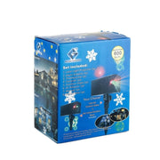 Proiector laser interior/exterior rosu-verde IP65, acopera 600 mp, cutie produs cu accesorii incluse
