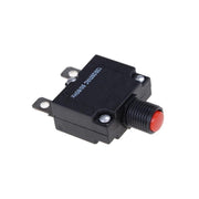 Protectie termica cu reset manual 12A 125/250VAC, buton rosu, terminale faston, 28.5x46.5mm