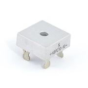 Punte redresoare 50A 1000V cu corp de aluminiu pentru racire, cu 4 pini preformati pentru montaj PCB