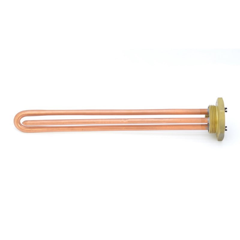 Rezistenta boiler 2000W din cupru cu filet tip Q, lungime 280mm, pentru incalzirea apei