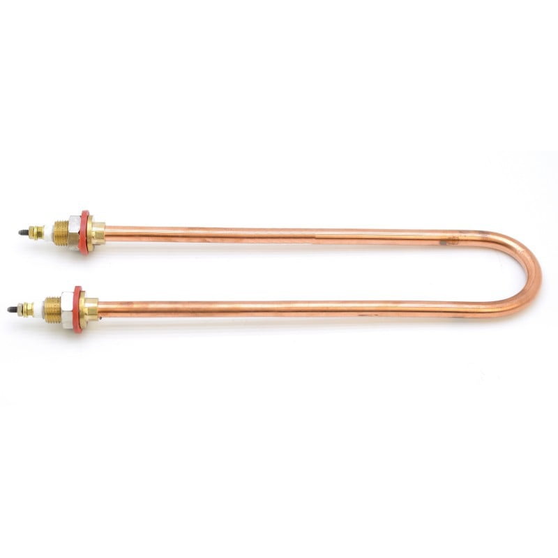 Rezistenta electrica din cupru tip U 2000W cu filet 15mm pentru boiler sau rezervor de apa