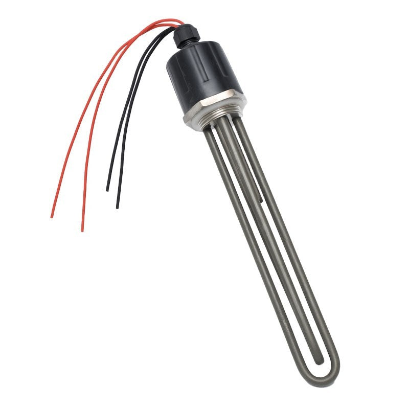 Rezistenta imersie inox pentru boiler, tuburi incalzire triplu cu cabluri DC si AC separate