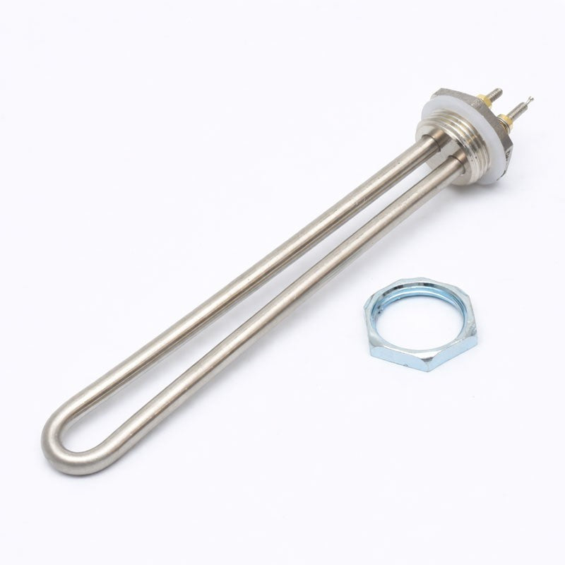 Rezistenta electrica imersie 600W cu piulita hexagonala, corp inox tip U