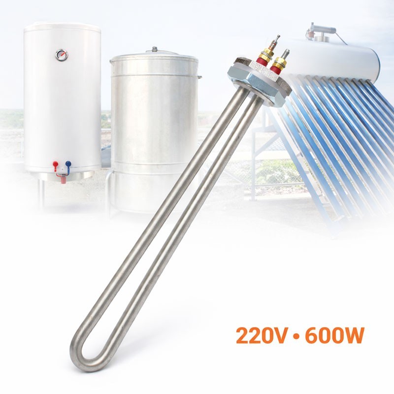 Rezistenta electrica inox 600W 220V tip imersie pentru boiler si panou solar nepresurizat