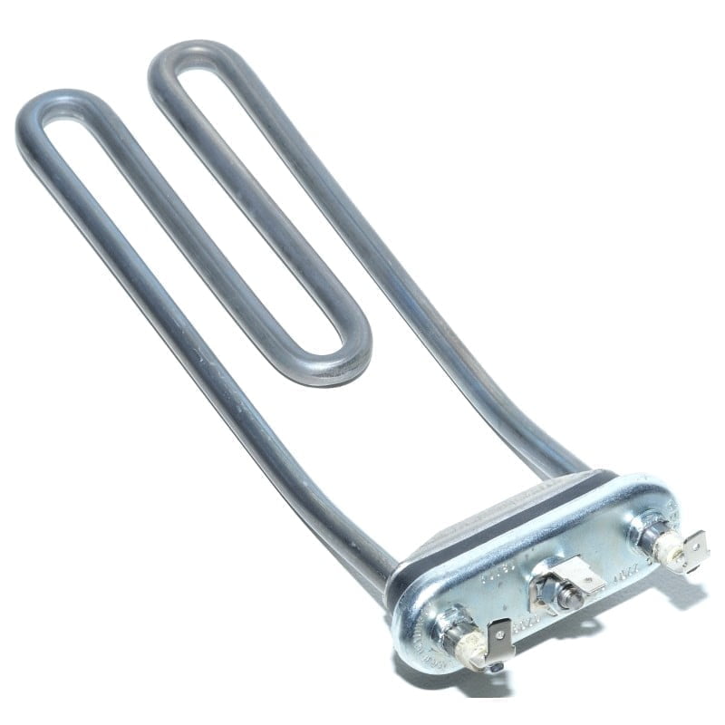 Rezistenta electrica indoita 2000W pentru masina de spalat, montaj pe flansa, lungime 230mm, constructie inox
