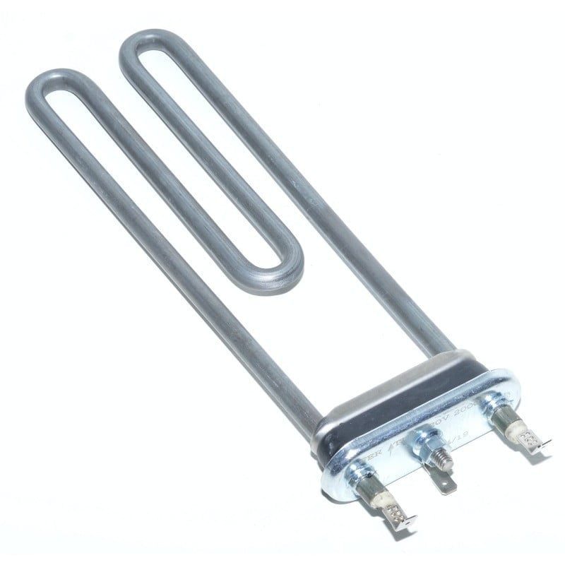 Rezistenta electrica 2000W pentru masina de spalat, flansa 82mm, doua bucle de imersie 155mm