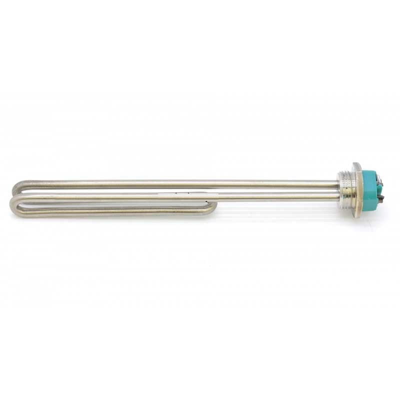 Rezistenta electrica nichelata 3000W cu filet 32mm si element tubular indoit, 230V, pentru boilere si rezervoare