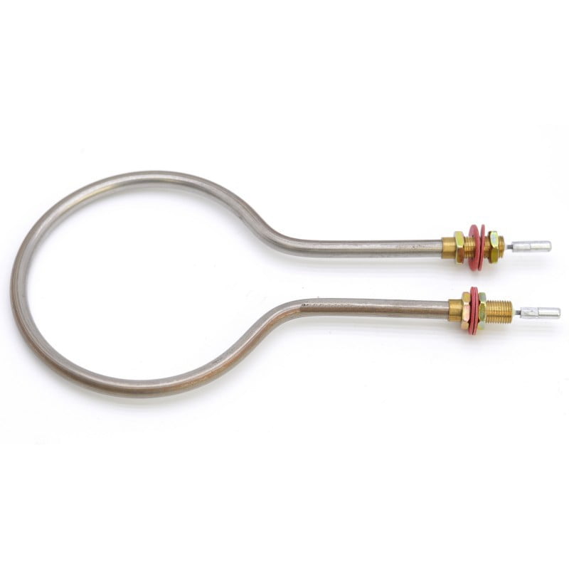 Rezistenta electrica nichelata tip para 1200W 230V, filet 10mm, bucla inox pentru boiler sau rezervor apa