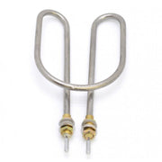 Rezistenta nichelata tip UP 1200W cu bucle duble din inox si piulite din alama, filet 10mm