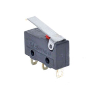 Limitator mini cu tija metalica 5A 250V AC, carcasa ABS compacta 20x18x6mm, terminale lipire
