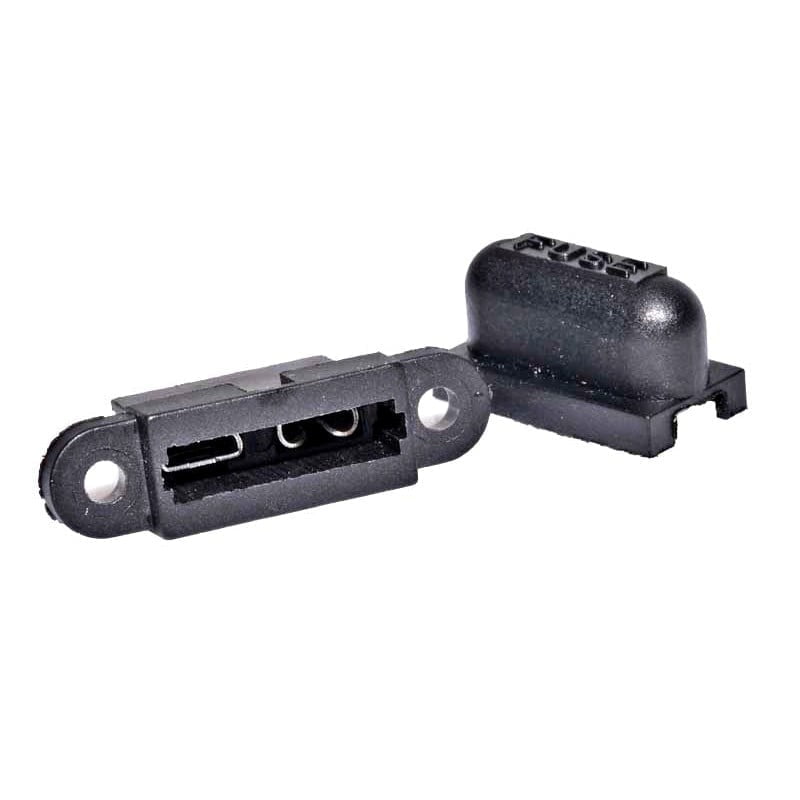 Suport siguranta auto tip lama 5-30A, fixare cu urechi de prindere, dimensiuni 33x22.5x7.8mm, plastic ABS negru
