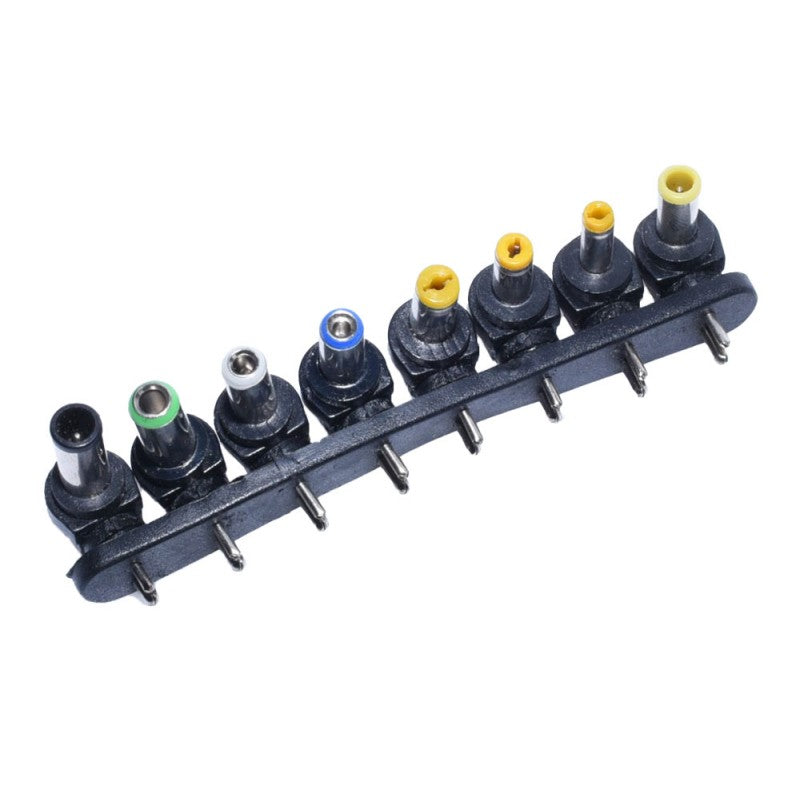 Set 8 mufe alimentare DC cu 2 pini, dimensiuni variate, suport comun, compatibile benzi LED si electronice