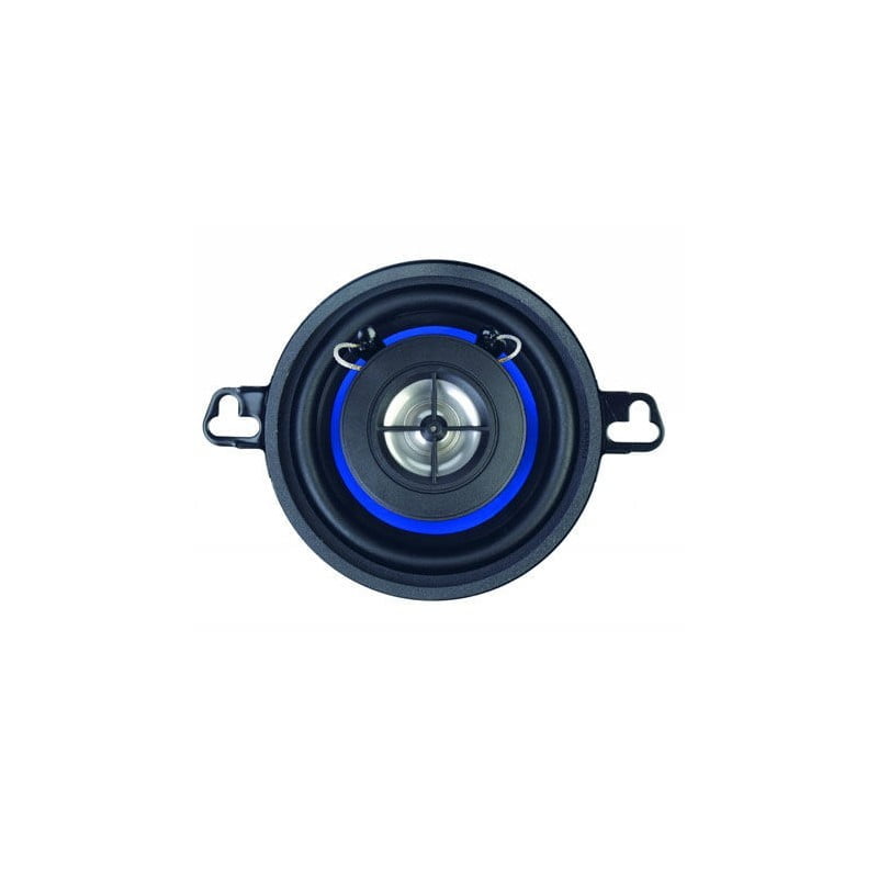 Difuzor auto coaxial 3.5 inch 40W, 88dB, impedanta 4 ohm, membrana cauciuc cu inel albastru si tweeter central