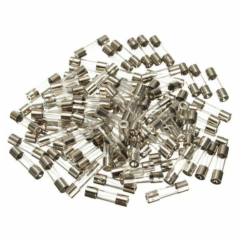 Set 100 bucati sigurante fuzibile rapide 3A, tub sticla 5x20mm, stoc pentru intretinere pe termen lung