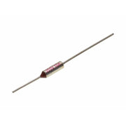 Siguranta termica 250V 10A, temperatura de operare 128°C, cu terminale axiale pentru aparate electrice casnice